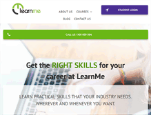 Tablet Screenshot of learnme.edu.au